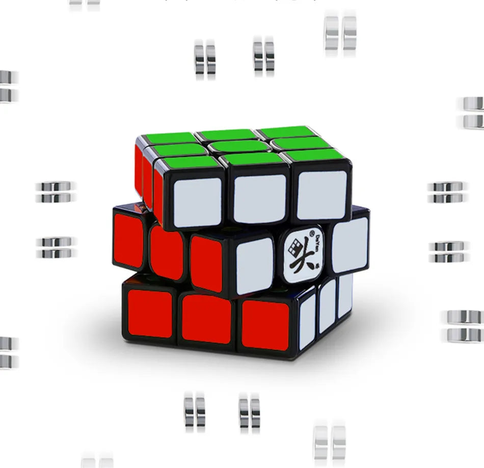 Dayan Tengyun M (V1), a smooth and responsive 3x3 magnetic speed cube for optimal performance.