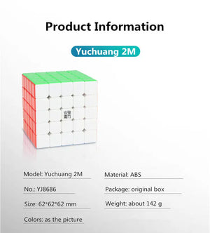 YJ YuChuang V2M, a magnetic and fast 3x3 speed cube designed for smooth and precise solving.
