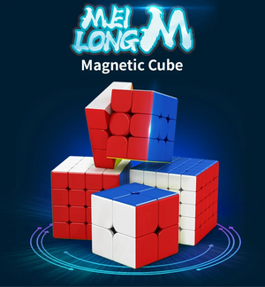 MoYu MeiLong M Series, a collection of high-performance magnetic cubes designed for smooth and fast solving."