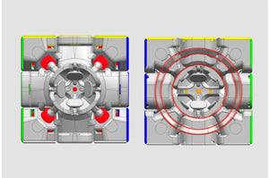 Dayan Tengyun M (V1), a smooth and responsive 3x3 magnetic speed cube for optimal performance.