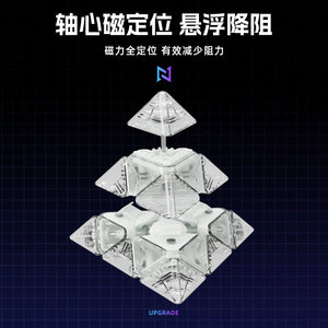 SengSo YuFeng Pyraminx, a smooth and durable pyraminx puzzle offering a unique and enjoyable solving experience.