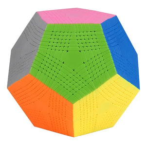 SengSo Megaminx 13x13, a large and complex dodecahedron puzzle offering a challenging solving experience for advanced speedcubers