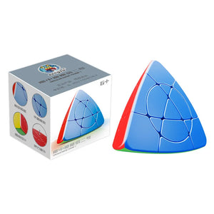 SengSo Crazy Pyraminx V2, a unique and challenging twist puzzle with a crazy shape-shifting design for advanced solvers