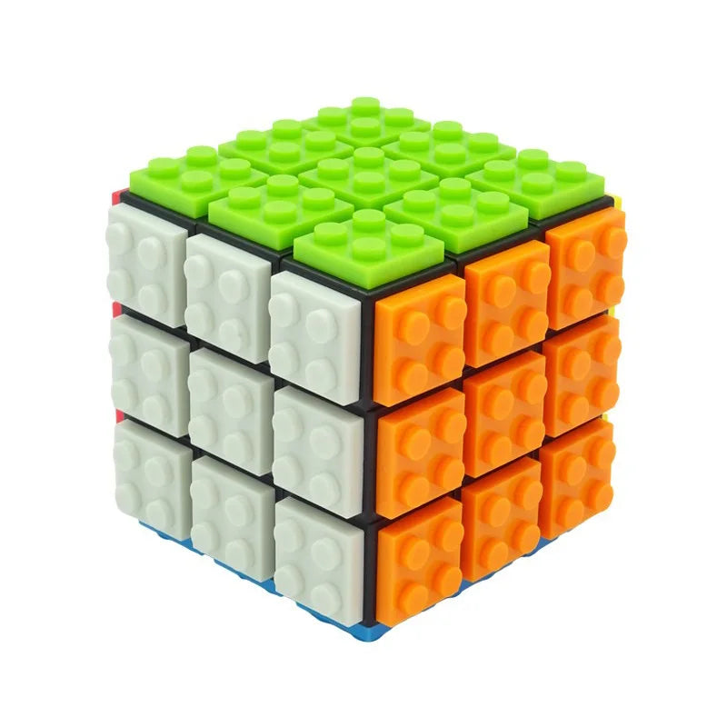 FanXin Building Blocks Cube, a creative and fun twist puzzle that combines building blocks with a cube for a challenging solving experience.