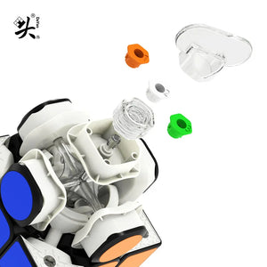 Dayan Tengyun V3M, a smooth and fast 3x3 magnetic speed cube.