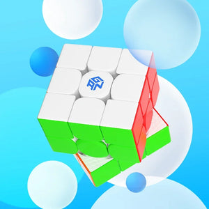 GAN11, a high-performance magnetic 3x3 speed cube designed for smooth turning and rapid solving.