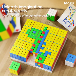 MoYu Mosaic Cube 10x10, a challenging and colorful 10x10 twist puzzle.