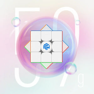GAN11, a high-performance magnetic 3x3 speed cube designed for smooth turning and rapid solving.