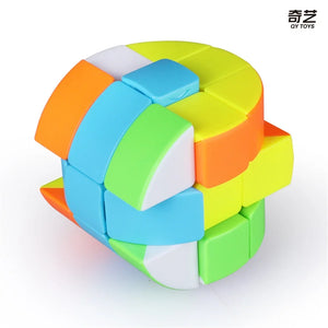 QiYi Cylinder Cube, a unique cylindrical twist puzzle with smooth turning.