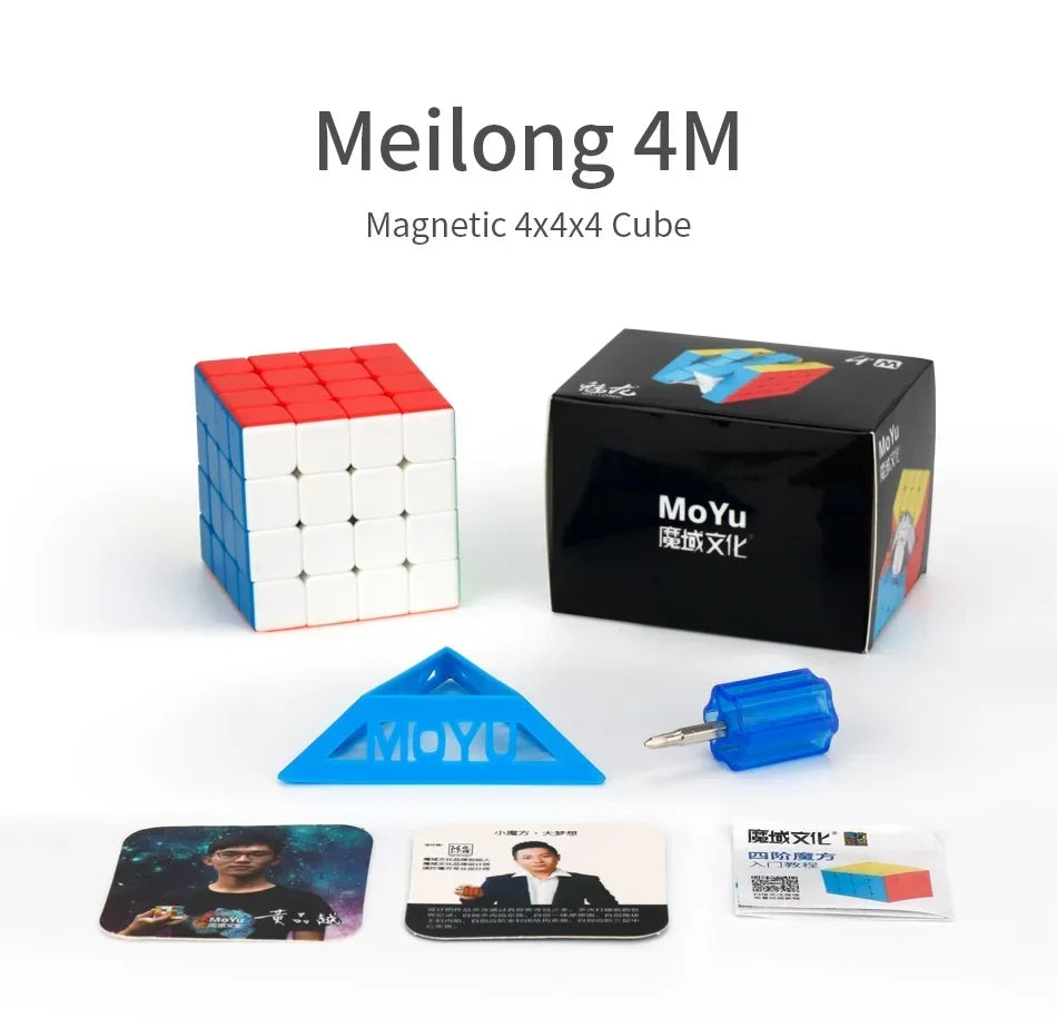MoYu MeiLong M Series, a collection of high-performance magnetic cubes designed for smooth and fast solving."