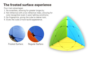 QiYi Mastermorphix, a shape-shifting and colorful twist puzzle with a unique design.