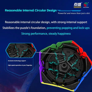 DianSheng Galaxy Kilominx M, a magnetic and challenging 12-sided twist puzzle.