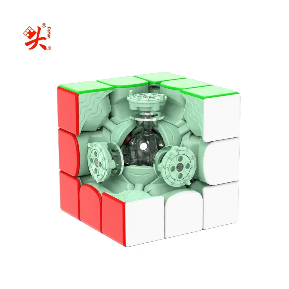 DaYan ZhanChi V5, a high-performance 3x3 speed cube designed for fast turning and smooth solving with improved stability.