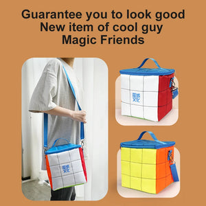 MoYu Cube Bag, a durable and stylish bag designed to carry and protect your speed cubes and puzzle accessories