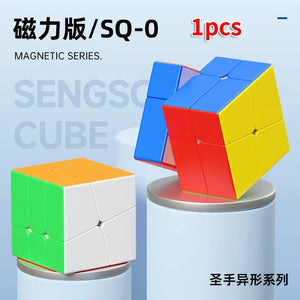Sengso Square Zero, a unique twist puzzle with a square design offering an interesting and challenging solving experience.