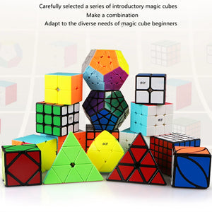 QiYi Ailen Bundle Set, a collection of unique and challenging twist puzzles with different shapes.
