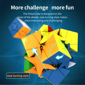 MoYu MFJS MeiLong Polaris Cube, a unique twist puzzle with a Polaris design offering an exciting challenge.