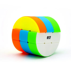 QiYi Cylinder Cube, a unique cylindrical twist puzzle with smooth turning.