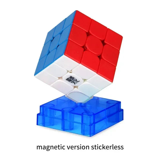 MoYu WeiLong WRM 2019, a high-performance magnetic 3x3 speed cube designed for fast and smooth turning.