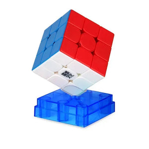 MoYu WeiLong WRM 2019, a high-performance magnetic 3x3 speed cube designed for fast and smooth turning.