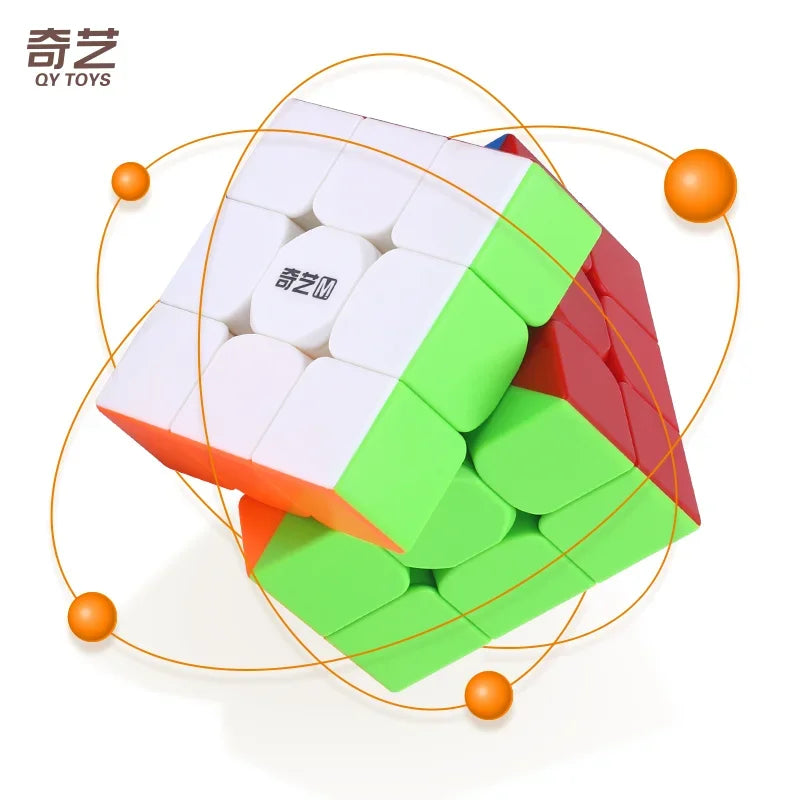 QiYi QiMeng Plus 9cm, a high-quality 3x3 speed cube with smooth turning and precise control.