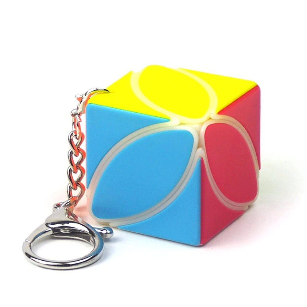 QiYi Keychain Series, a collection of mini-sized cubes and puzzles designed as keychains, offering portable fun and challenge on the go.