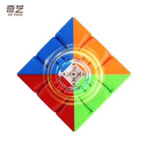 QiYi QiMeng Plus 9cm, a high-quality 3x3 speed cube with smooth turning and precise control.