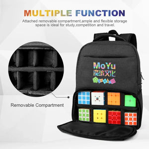 MoYu Backpack Bag, a stylish and practical bag designed for carrying puzzle cubes and accessories.