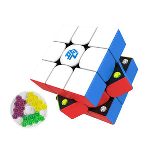 GAN356M, a magnetic 3x3 speed cube designed for smooth, fast turning and precise solving