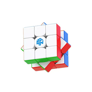 GAN11, a high-performance magnetic 3x3 speed cube designed for smooth turning and rapid solving.
