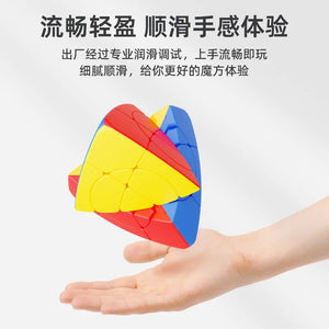 SengSo Crazy Pyraminx V2, a unique and challenging twist puzzle with a crazy shape-shifting design for advanced solvers