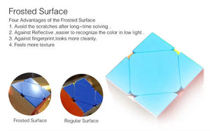 QiYi QiCheng Skewb, a unique and smooth 3x3 skewb puzzle with a vibrant design.