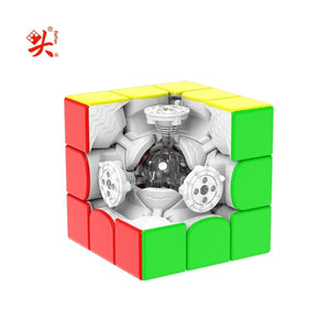 DaYan ZhanChi V5, a high-performance 3x3 speed cube designed for fast turning and smooth solving with improved stability.