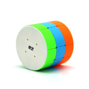 QiYi Cylinder Cube, a unique cylindrical twist puzzle with smooth turning.