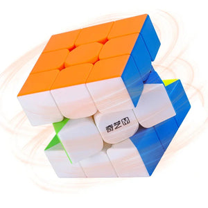 QiYi QiMeng Plus 9cm, a high-quality 3x3 speed cube with smooth turning and precise control.