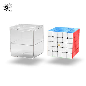 DaYan NeZha 5x5M, a smooth and magnetic 5x5 speed cube.