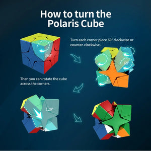 MoYu MFJS MeiLong Polaris Cube, a unique twist puzzle with a Polaris design offering an exciting challenge.