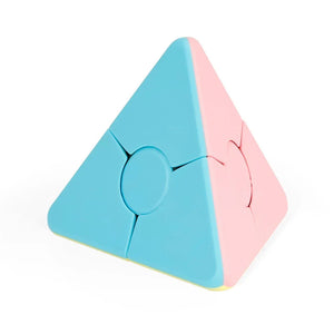 MoYu MeiLong Corner Twist Pyraminx, a unique twist puzzle with corner-turning mechanics for added challenge.