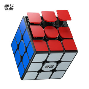 QiYi QiMeng V3, a high-performance 3x3 speed cube designed for fast and smooth turning, ideal for competitive solvers.