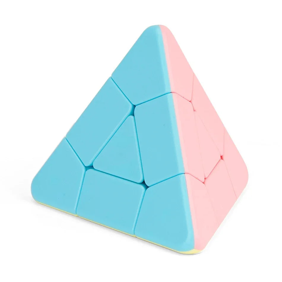 MoYu MeiLong Corner Twist Pyraminx, a unique twist puzzle with corner-turning mechanics for added challenge.
