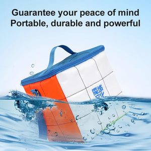 MoYu Cube Bag, a durable and stylish bag designed to carry and protect your speed cubes and puzzle accessories