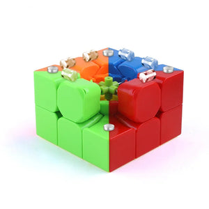 QiYi QiMeng Plus 9cm, a high-quality 3x3 speed cube with smooth turning and precise control.