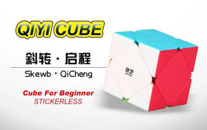 QiYi QiCheng Skewb, a unique and smooth 3x3 skewb puzzle with a vibrant design.
