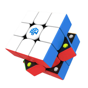 GAN 354M V2, a compact and magnetic 3x3 speed cube designed for smooth turning and high-speed solving
