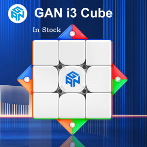 GAN356 i3, a smart magnetic 3x3 cube featuring advanced tracking technology for performance analysis.