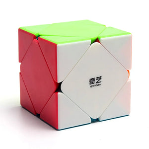 QiYi QiCheng Skewb, a unique and smooth 3x3 skewb puzzle with a vibrant design.