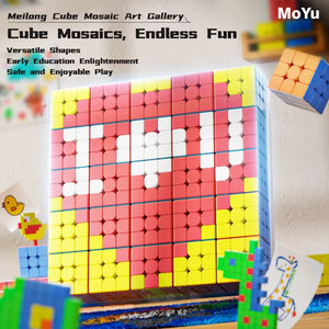 MoYu Mosaic Cube 10x10, a challenging and colorful 10x10 twist puzzle.