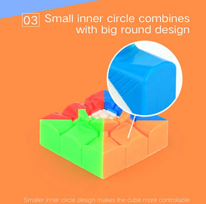 MoYu 3x3 KeyChain, a mini and portable 3x3 speed cube designed as a keychain for on-the-go solving.