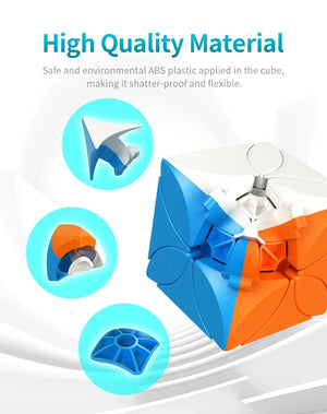 MoYu MeiLong Four Leaf Clover, a unique twist puzzle shaped like a four-leaf clover for added challenge