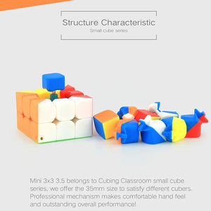 MoYu 3x3 KeyChain, a mini and portable 3x3 speed cube designed as a keychain for on-the-go solving.